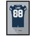 CeeDee Lamb Dallas Cowboys Home Jersey Framed Art Print