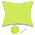 Premium Sun Shade Sail - 20 x16 - Apple Green - 14.11 - Stylish and effective sun protection that lasts!