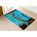 Famous Rug The Burning Giraffe Rugs Personalized Rugs Famous Rugs Salvador Dali Rugs Bridesmaid Gift Rugs Cool Rugs Blue Rug 3.3 x9.2 - 100x280 cm