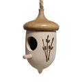 luxoti Bird Feeder Hanging Wooden Hummingbird Houses for Outside for Nesting Bird House for Garden Yard Patio Indoor Outdoor Decoration