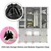 Lloopyting Dish Soap Wash Cloths Cube Diy Modular Closet Organizer Wardrobe Rack Clothes Shelf Storage Cabinet 20 Kitchen Gadgets Black 18*22*5cm