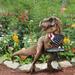 CELNNCOE Outdoor American Dinosaur Garden Decoration Art Iron Ornaments Garden Decor