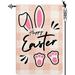 He is Risen Garden Flag Easter Cross Lily Garden Flag Glass Style Religious Jesus Vertical Double Sided Rustic Farmland Burlap Yard Lawn Outdoor Decor 12.5x18