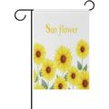 Hyjoy Yellow Flowers Sunflower Garden Flag 28 x 40 Inch Vertical Double Sided Welcome Yard Garden Flag Seasonal Holiday Outdoor Decorative Flag for Patio Lawn Home Decor Farmhouse Party