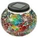 Mosaic Garden Lamp Creative Solar Light Round Party Glass Desk Lamps Crystal Ball Lights Globe