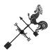 Vintage Decor Garden Weathervane Outdoor Decoration Metal Direction Vane Decorative Yard Weathervane Ground Weathervane