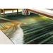 Landscape Rug Bamboo Rug Easy to Clean Rug Cute Rug Modern Rugs Rugs Green Landscape Rugs Entry Rugs Office Decor Rug Home Decor 2.6 x6.5 - 80x200 cm