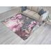Decorative Rugs Office Rugs Flower Rugs Entryway Rugs Pink Peony Painting Rugs Pink Peony Rugs Pink Flower Rug Accent Rug Home Decor 5.2 x7.5 - 160x230 cm