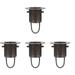 4 Sets Outdoor Rain Chain Metal Rain Chain Accessory Rain Chain Garden Rainwater Cup