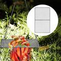 kesoto BBQ Grill Rack Barbecue Mesh Cooking Grate Cooking Baking Equipment Backpacking BBQ Grill Grate Grid Multifunctional Grill Mesh
