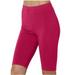 nerohusy Women s Workout Shorts 7 Inseam High Waisted Biker Shorts Women Seamless Soft Tummy Control Fitness Shorts for Workout Gym Yoga Running Hot Pink L