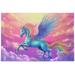 Rainbow Unicorn Jigsaw Puzzles for Adults 1000 Piece Puzzles 500 Pieces for Adults Challenging Kids Teens Family Puzzle Game Decor Gift