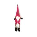 BrowQuartz Christmas Gnome Decoration Home Ornaments Festival Dolls Props New Year Xmas Long Leg Plush Doll Holiday Ornament Props Rose red