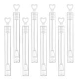 24 Pcs Empty Bubble Bottle Plastic Wands Refilled Blowing Bubbles Machine Wedding