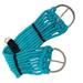 Pony/Mini Teal 9-Strand Western Rope Girth w/ Center D-Rings (18)