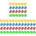 72 Pcs Sticky Ball Toy Childrens Toys Balls For Dart Board Floating Golf Accessories Checkerboard Plastic