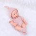 20CM Full Body Silicone Baby Doll Lifelike Reborn Doll Cute Mini Reborn Dolls for Girls Reborn Doll Toys Gift For Kids Toy yawn-sweaterPK