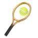 Dollhouse Tennis Racket Girls Toys Miniature Racquet Model Ball Ornament Decor Trolls Toddler