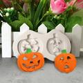 1pc Halloween Fudge Silicone Mold 3D Stereo Halloween Silicone Mold Chocolate Fudge Mousse Cake Epoxy Plaster Scented Candle
