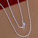 1pc Stylish and Durable Minimalistic Twisted Link Chain Necklace for Men with Secure Lobster Clasp
