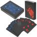 Game for Home Poker Theme Party Favor Playing Cards Checkerboard Plastic 2 Boxes