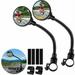 Set of 2 Bike Mirrors for Handlebars Retro Bike Handlebar Mirrors 360Â° Adjustable Electric Scooter Rearview Mirror Rearview Mirror Glasses for MTB Road Bike Racing Bike