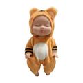 Cute Baby Reborn Dolls Simulation Soothe Doll 11*5CM Plastic Dolls Girl Toys and Clothes Accessories Reborn Doll Kit Toy A With box