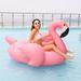 1pc Inflatable Giant Flamingos Pool Floaters Blowing Pool Floaters Floating Rafts Summer Party Recliners Pool Floaters Flamingos Large Pool Decorations