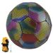 PENGXIANG Luminous Soccer Ball Reflective Soccer Ball for Night Games Night Training Luminous Glow in the Dark Soccer Holographic Soccer Ball Reflective Light Up Toy Gifts for Boys Kids