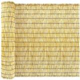 Natural Reed Screen Curtain Reed Fence 16.4ftX3.94ft Fencing Decorative Roll Up Window for Garden Indoor Balcony Window