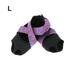 Women Yoga NOn slip Pilates Barre Soft Wrap Dance Training Shoes Purple (L 39-40)