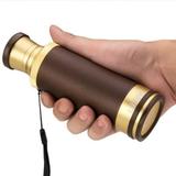 Lmueinov 25x50 Vintage Pirate Telescope Water Proof Handheld Telescopic Monocular Optics Telescope Adjustably Zoomable Spyglass Monocular Telescope Gift for Family