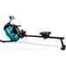 Water Rowing Machine with LCD Monitor - 77.56 - Experience real water rowing at home!
