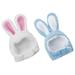 2 Pcs Pet Hat Cat Bunny Ears Wear-resistant Costume Dreses Hats Accessories Cute Rabbit