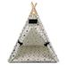 Pet Mini Teepee Dogs Tent Dog/Cat Bed Play House Igloo Cave With Cushion Blackboard