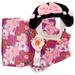 1 Set of Dog Outfit Traditional Pet Costume Japanese Kimono Headwear Clothes for Cat Dogs Size M