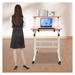 Height Adjustable Rolling Desk Laptop Table Home Office Working Drawing Desk