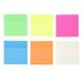Transparent Note Bright Color Self-stick Self-adhesive Notes Stickers Silicone Pads Sticky Macaron The Pet Office 6 Pcs