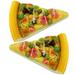 Pizza Fridge Magnets Car Cartoon Magnetic Whiteboard Childrens Gifts Refrigerator 4 Pcs