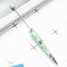 Yeahmol 10Pcs 1.0mm Beadable Ball Point Pen Smooth with Black Ink Refill Kids Stationery Rollerball Pen for DIY Students Presents Office Classroom Printed 13 Flower E Y09H2R8G