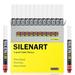 SILENART White Chalk Markers .. 12 Pack Liquid Chalk .. Markers White Erasable Chalkboard .. Markers for Kids