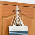 Pengzhipp Storage Rack Simple Door Hanger Clothes Hanger Door Door Door Hole Door Back Creative Clothes Hook Practical Kitchenware White