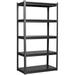 RUNFAYBIU 5-Tier Heavy Duty 63 H Metal Shelving Unit Load 2000LBS Adjustable Shelves for Garageï¼ŒBedroom Office 18 D x 34 W x 63 H