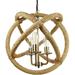 RUNFAYBIU Sunlite 07064-SU Vintage-Inspired Rustic Industrial Rope Pendant Sphere Light Fixture Nautical Style Farmhouse DÃ©cor 3 Medium Base Sockets (E26) 28\u201D Adjustable Cord &a