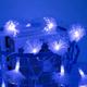 Fiber Optic Fairy String Lights 1.5M 10LED/3M 20LED Artificial Flower Decorative LED Light Battery Operated Garland Decoration Party Wedding Room Garden Decor