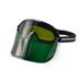 Jackson Safety GPL530 Premium Goggle with Detachable Face Shield Anti-Fog Coating Shade 3 IR Lens Green 21001