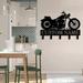 Craftnamesign Custom Motocross Biker Metal Key Holder Coat Rack Metal Key Hanger Key Organizer