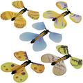 5pcs/set Flying In The Book Magic Butterfly Flying Card Toy With Empty Hands Butterfly Wedding Magic Props Tricks Christams Gift