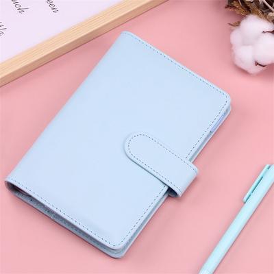 A6 PU Leather Notebook Binder Budget Planner Organizer Cover Pockets Sheets Hot