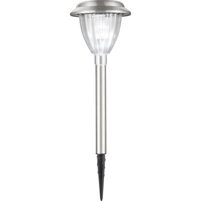 Solar-Gartenleuchte EC11017 LED 0.08 W Neutralweiß Silber